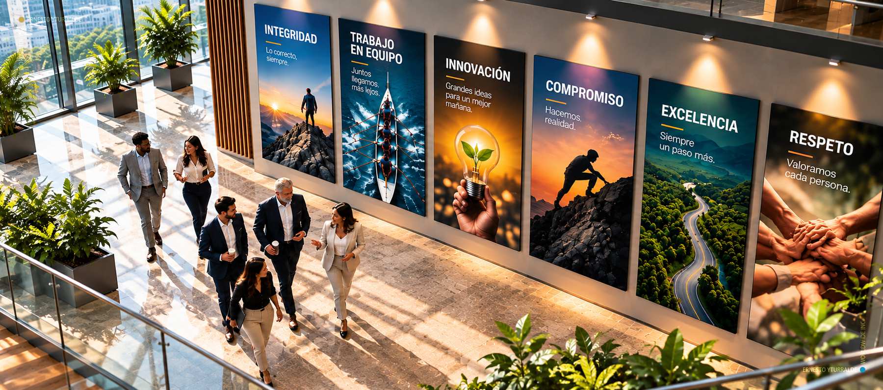 Talleres de creación y fortalecimiento de Valores Corporativos mediante Aprendizaje Experiencial - Ernesto Yturralde Worldwide Inc.